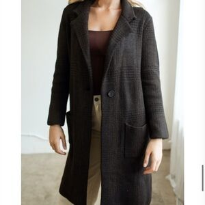 Carly Jean Los Angeles Charcoal Eleanor Coat